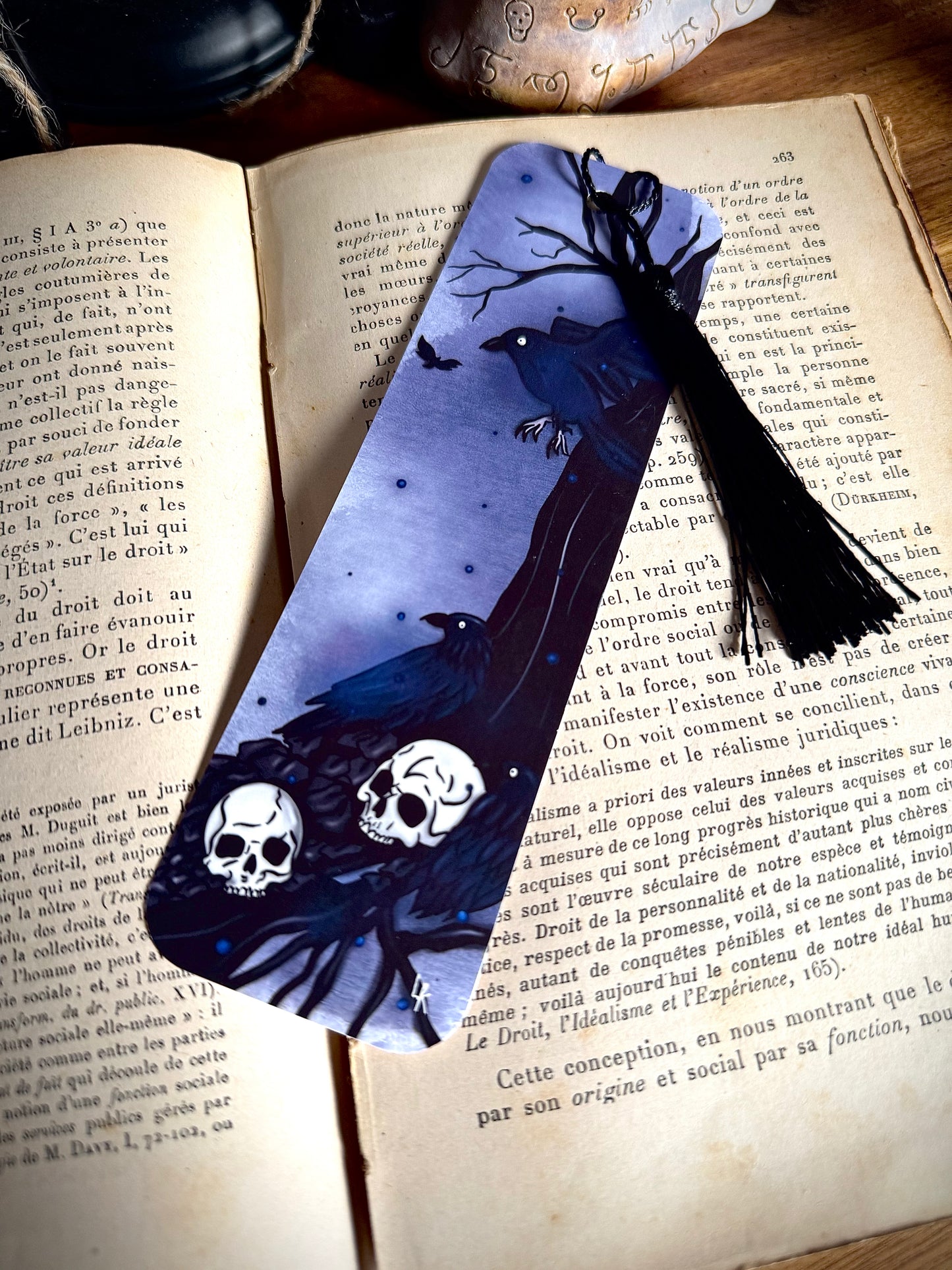 Marque-page "Sorcière des corbeaux"