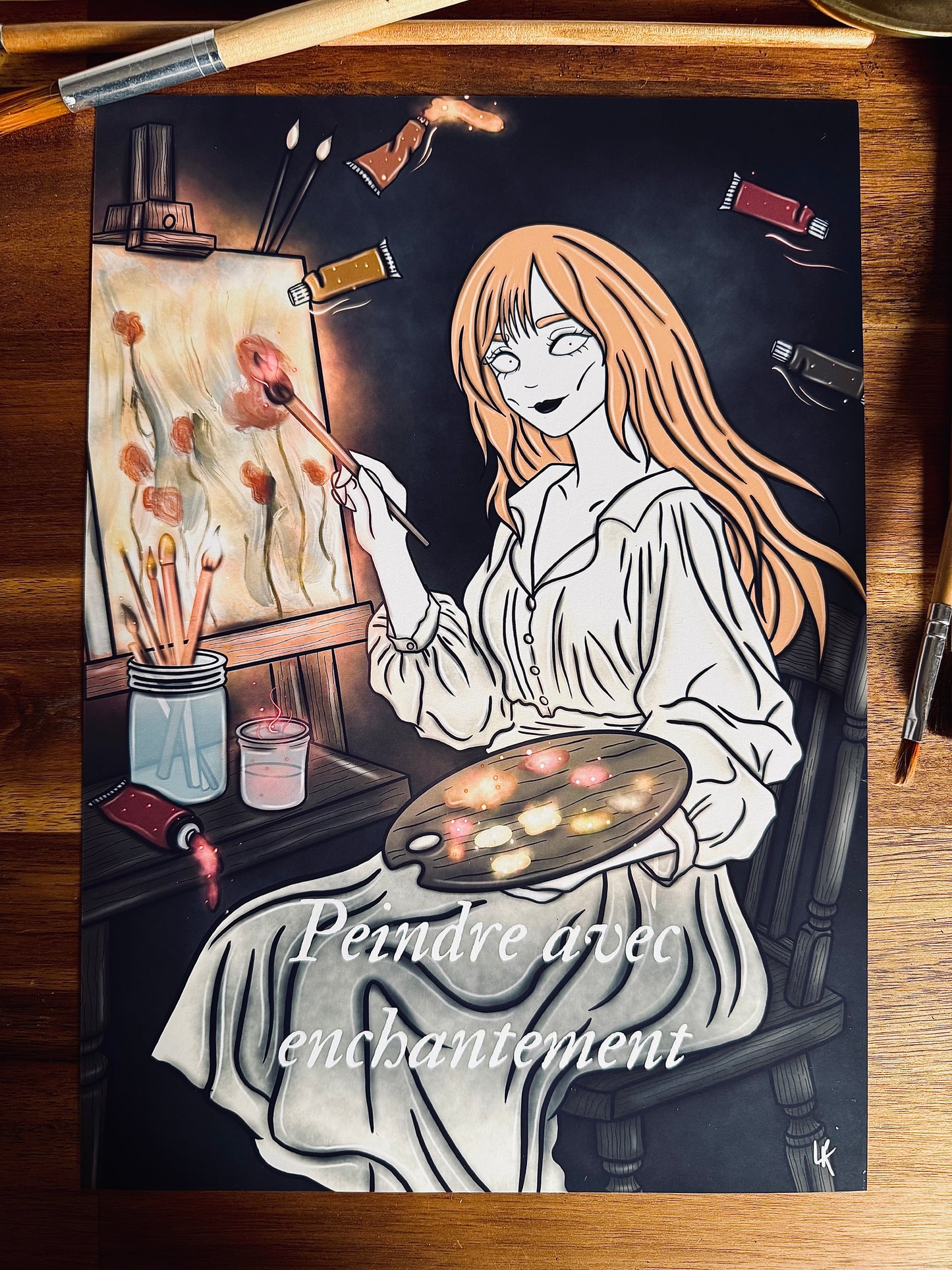 Illustration "Sorcière peintre"