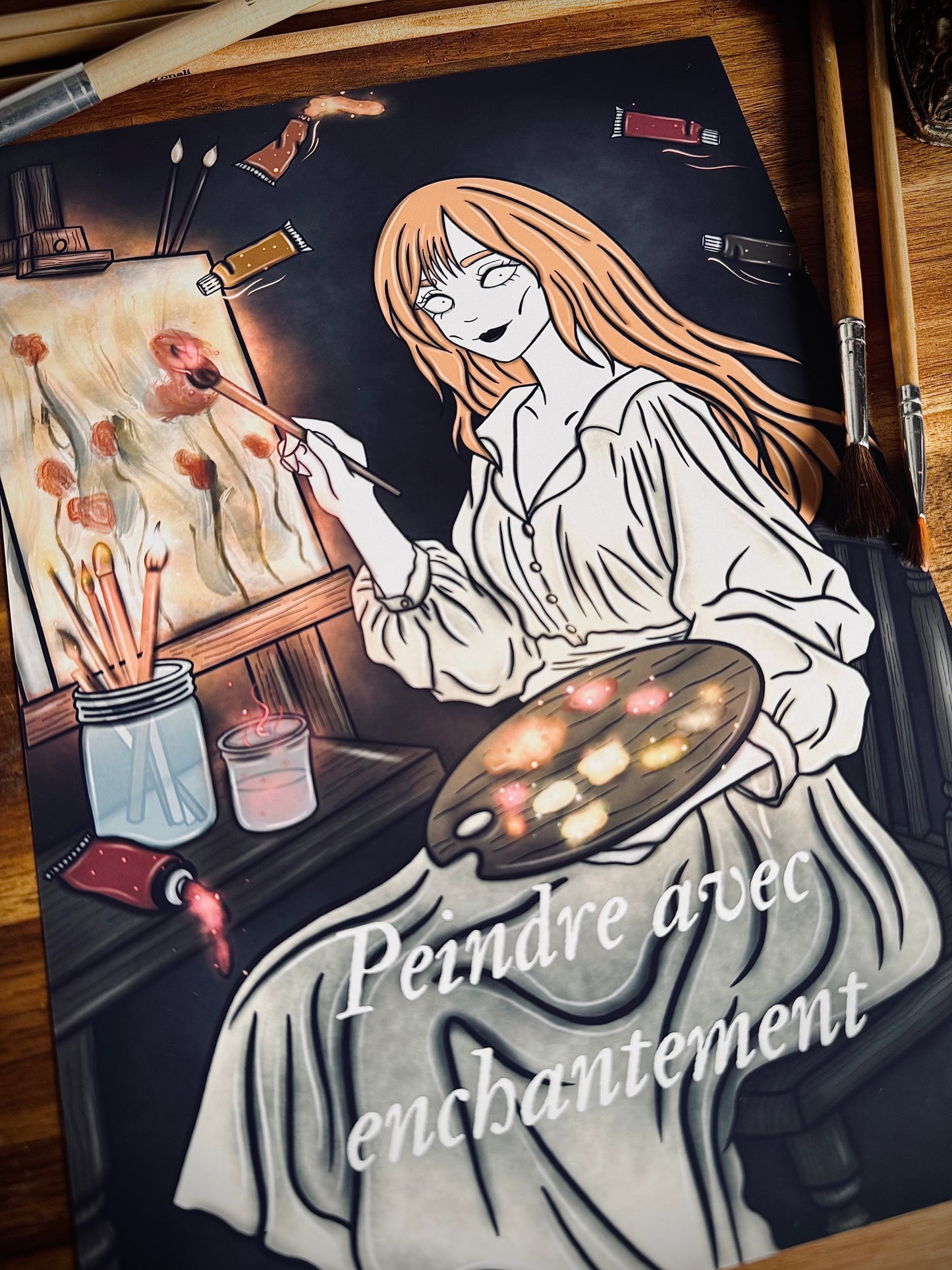 Illustration "Sorcière peintre"