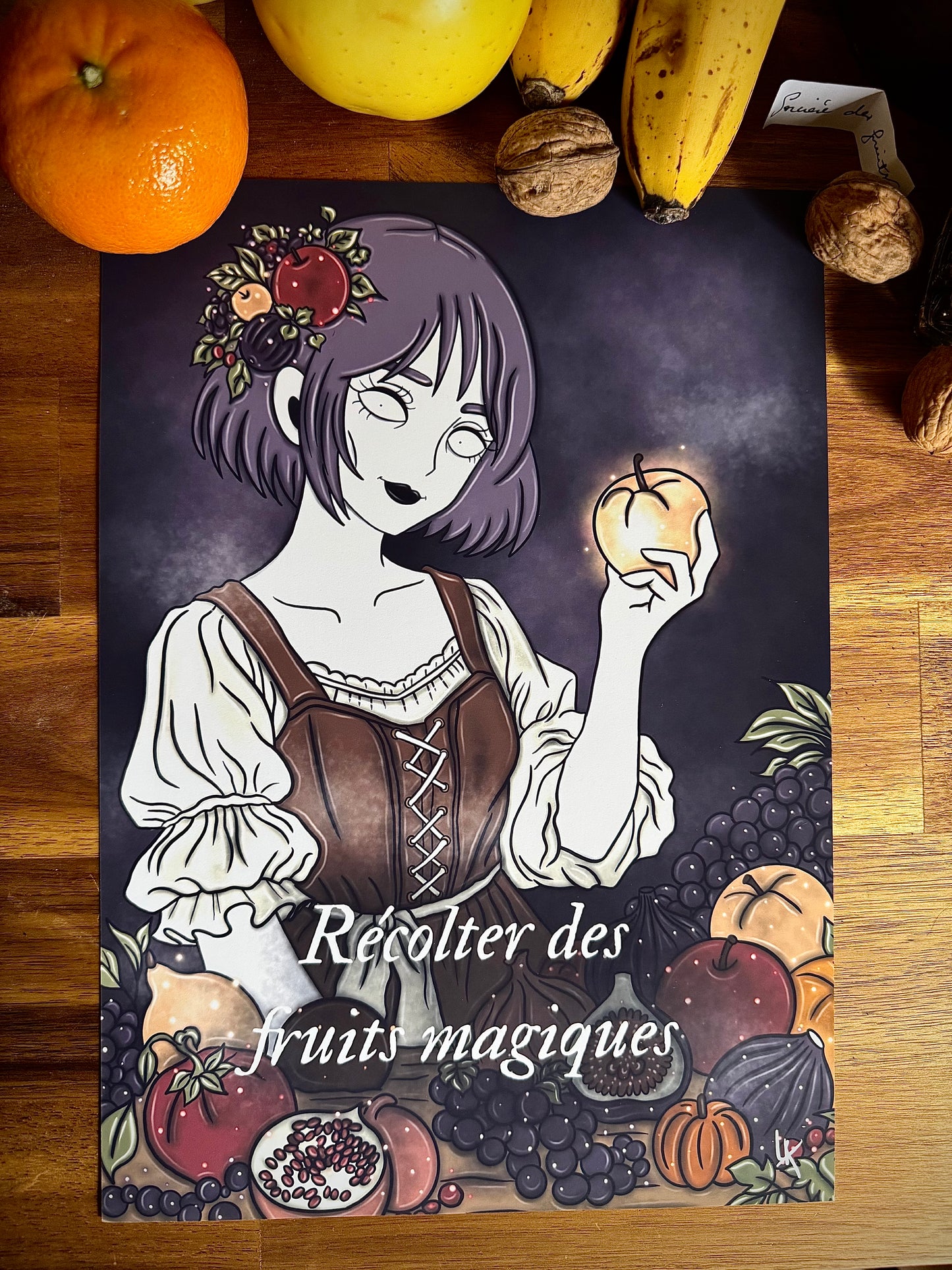 Illustration "Sorcière des fruits"