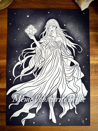 Illustration "Sorcière des étoiles"