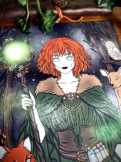 Illustration "Sorcière de la forêt"