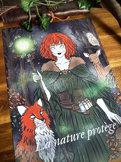 Illustration "Sorcière de la forêt"