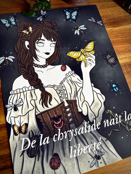 Illustration "Sorcière des insectes"