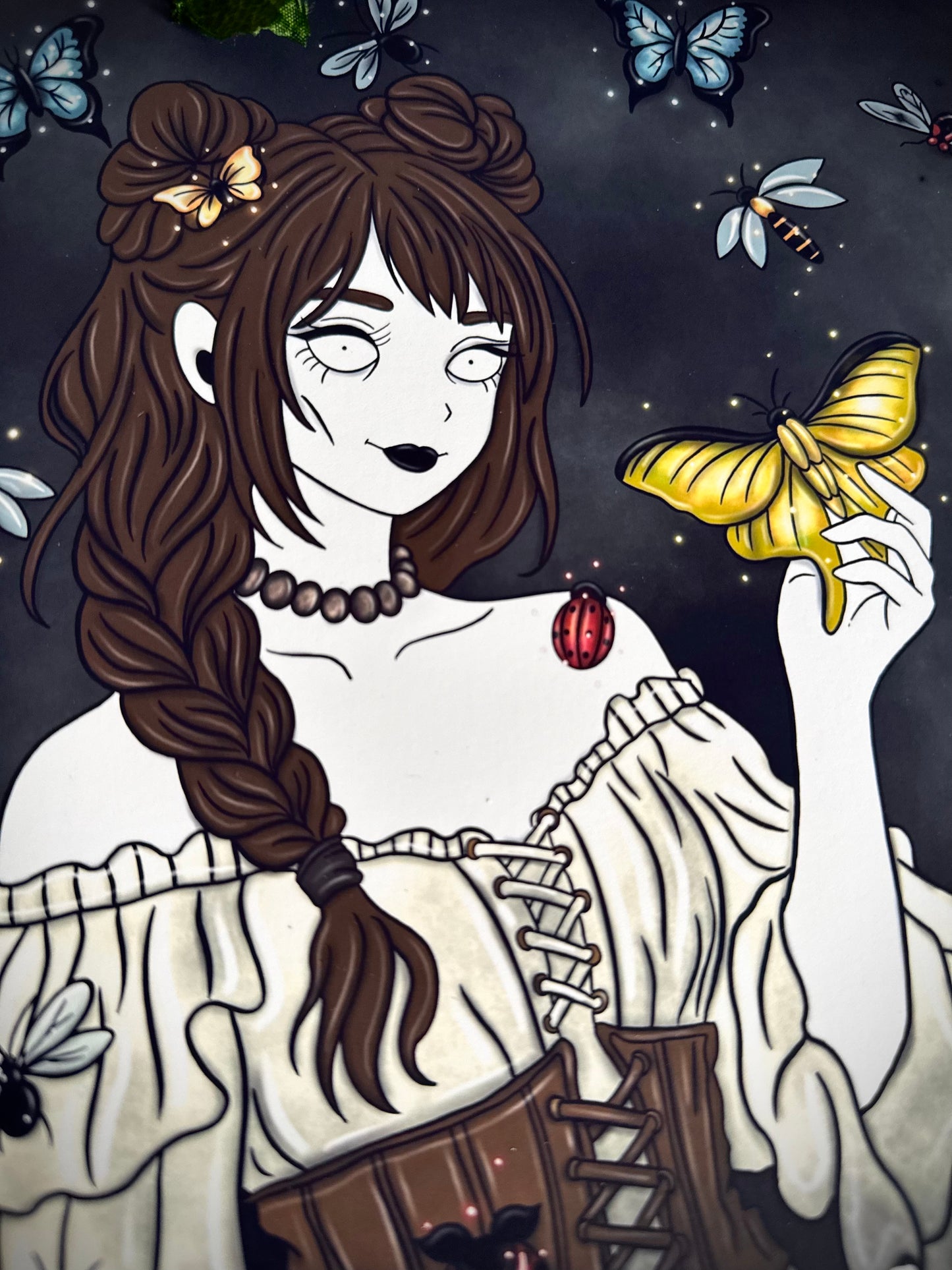 Illustration "Sorcière des insectes"