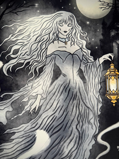 Illustration "Sorcière fantôme"