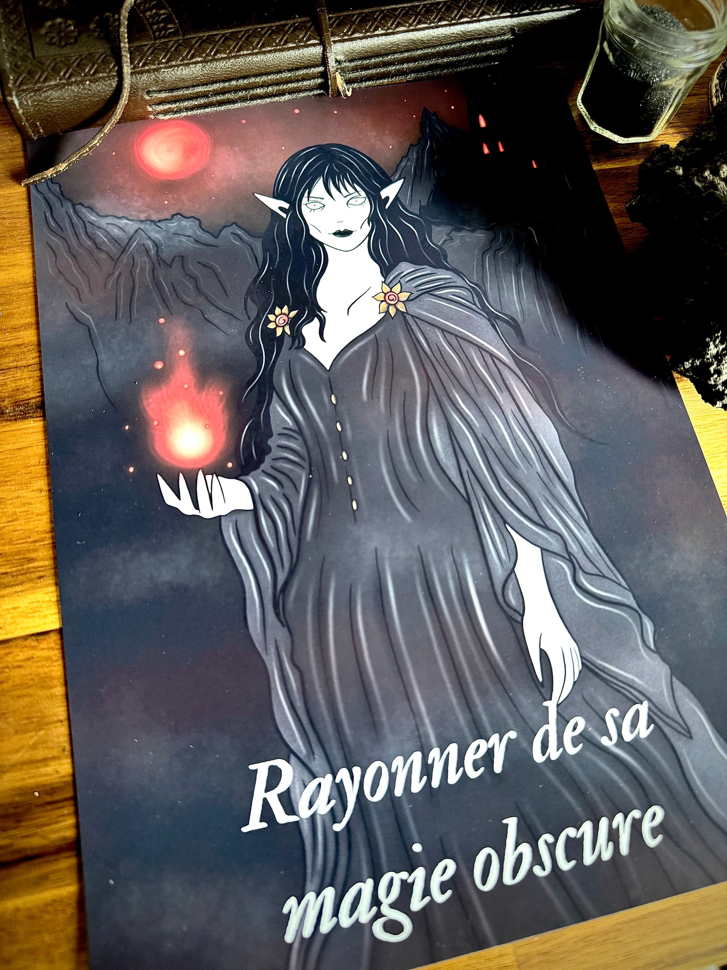 Illustration "Sorcière elfique"