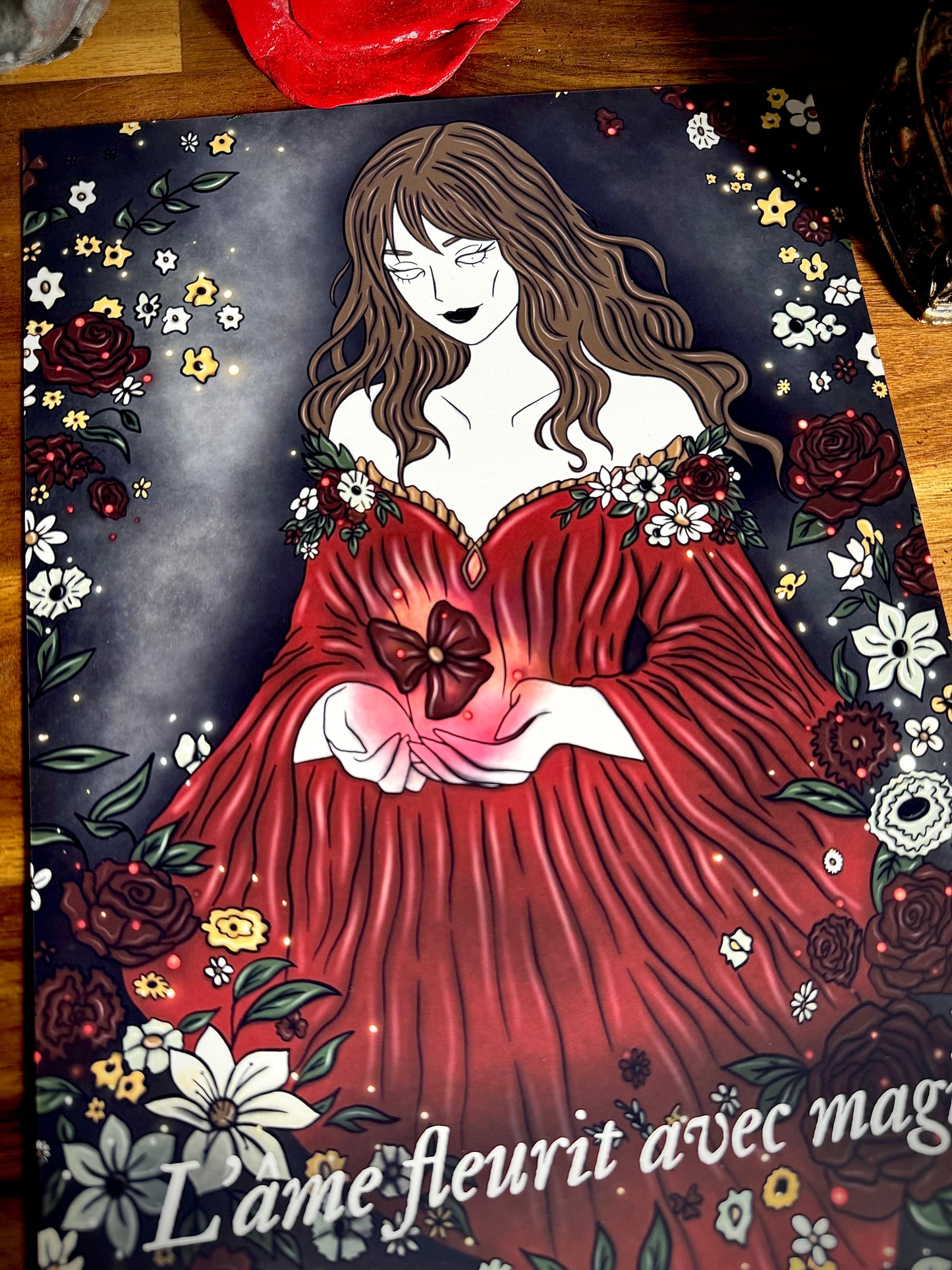Illustration "Sorcière des fleurs"