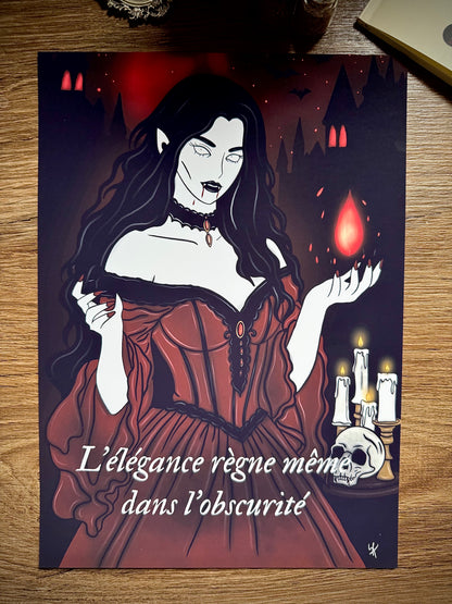 Illustration "Sorcière vampire"