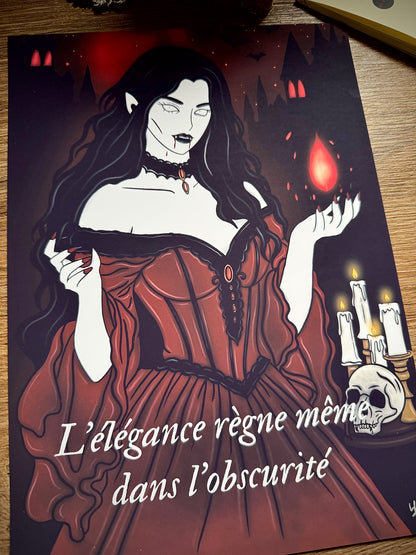 Illustration "Sorcière vampire"