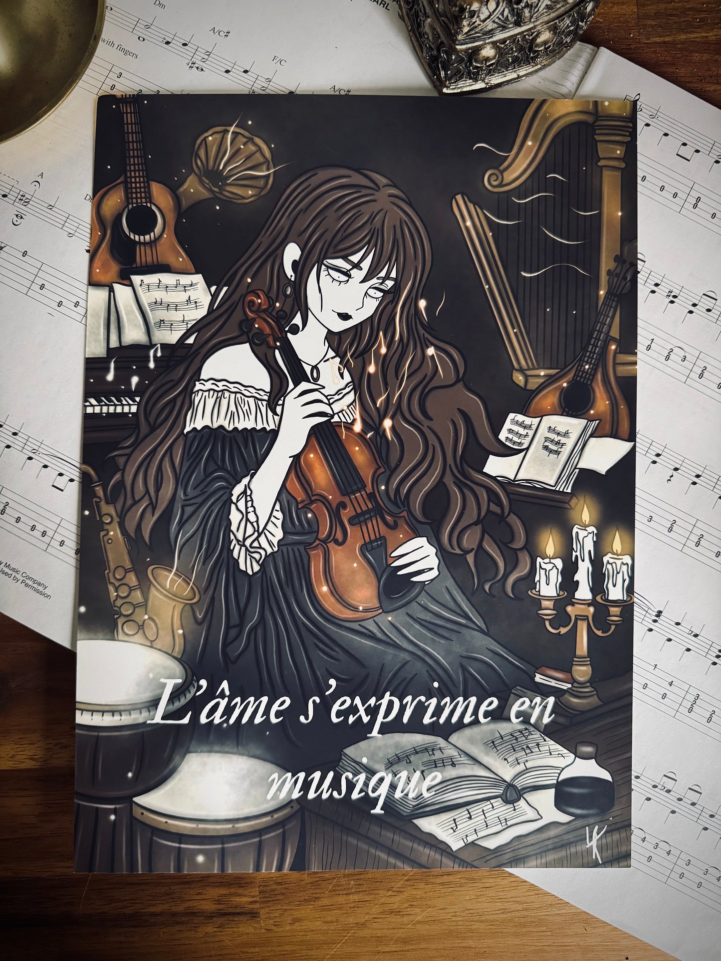 Illustration "Sorcière de la musique"