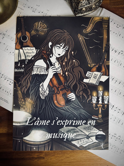 Illustration "Sorcière de la musique"