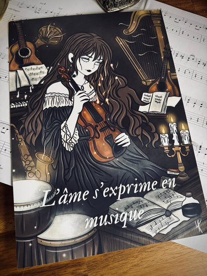 Illustration "Sorcière de la musique"