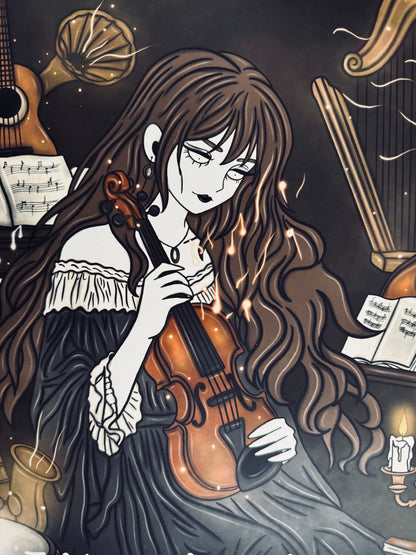 Illustration "Sorcière de la musique"