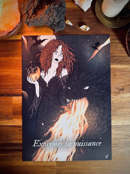 Illustration "Sorcière des dragons"