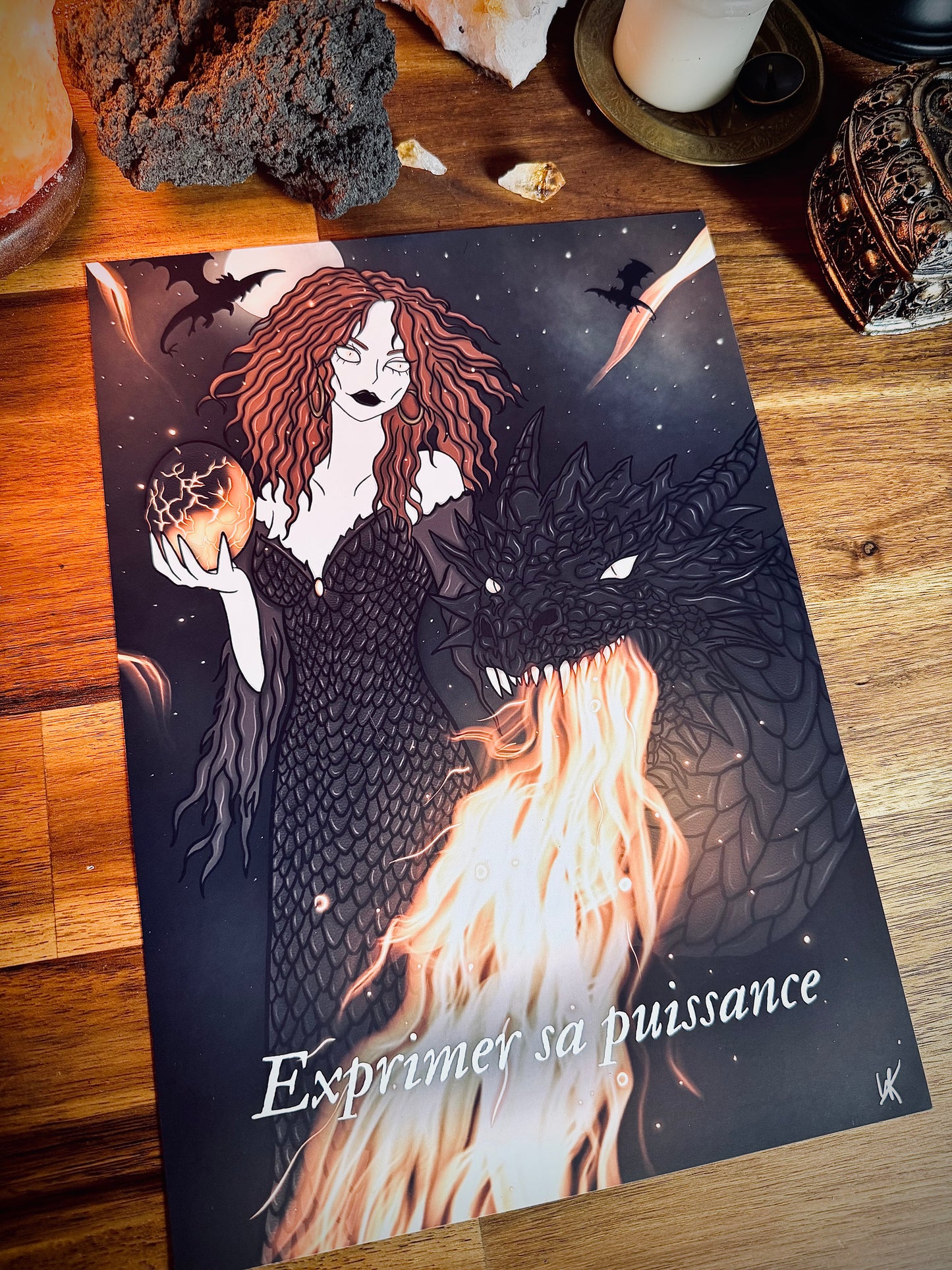 Illustration "Sorcière des dragons"