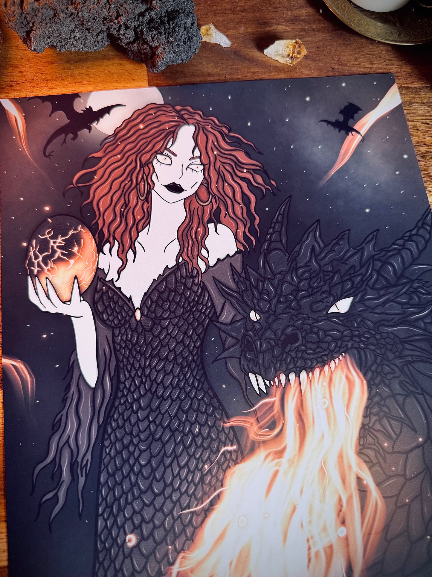 Illustration "Sorcière des dragons"