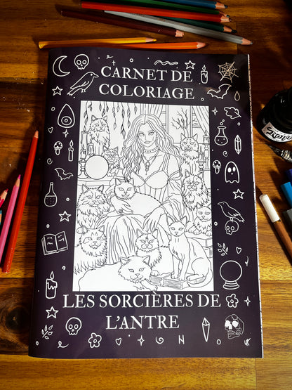 Carnet de coloriage - Les Sorcières de l'Antre