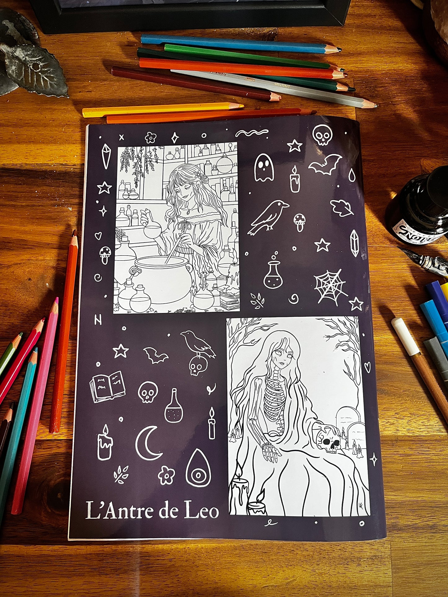 Carnet de coloriage - Les Sorcières de l'Antre