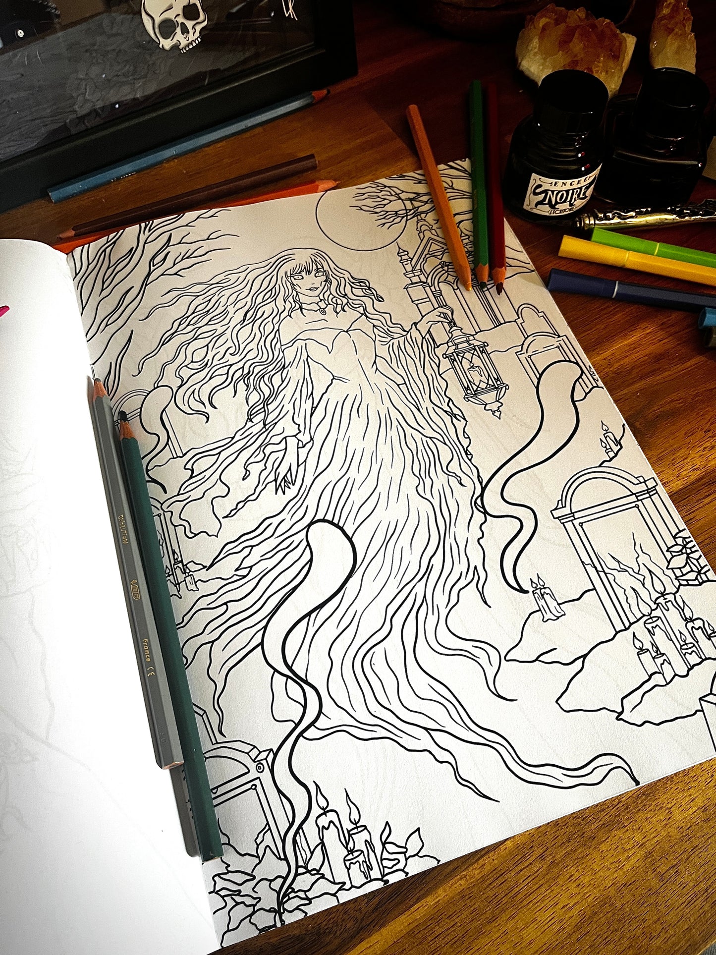 Carnet de coloriage - Les Sorcières de l'Antre