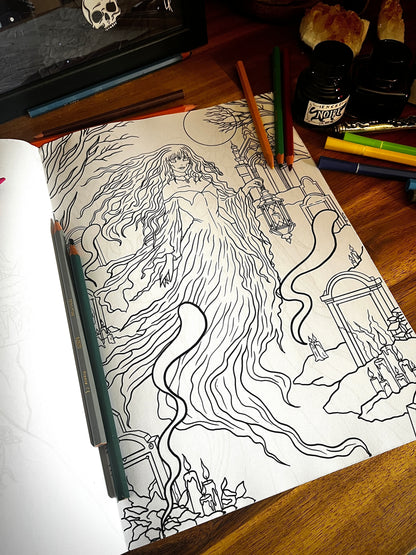 Carnet de coloriage - Les Sorcières de l'Antre