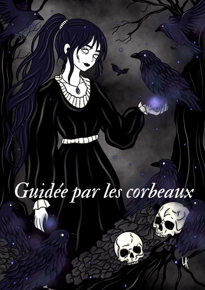 Illustration "Sorcière des corbeaux"