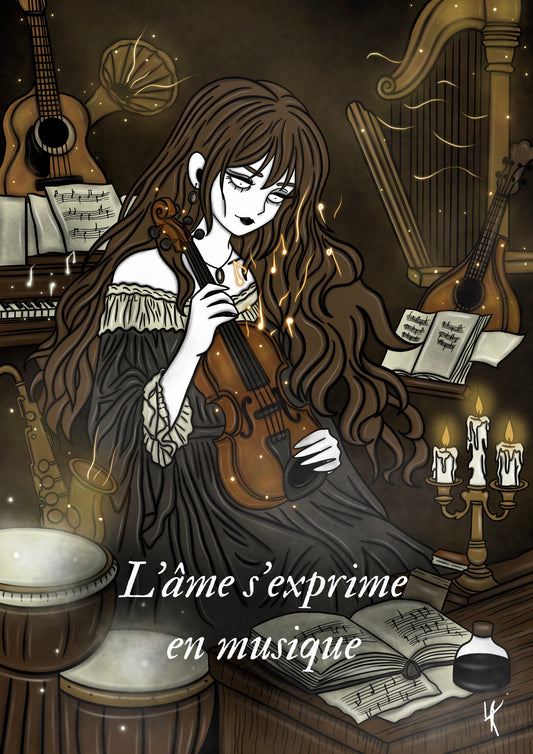 Illustration "Sorcière de la musique"