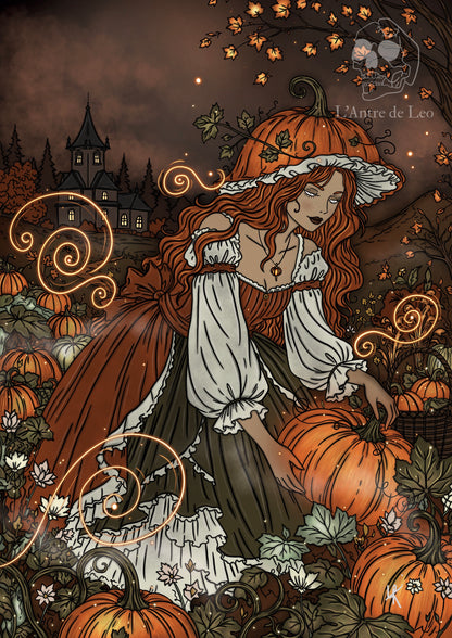 Illustration "La Gardienne des lanternes"