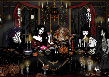 Illustration "Le Banquet d'Halloween"