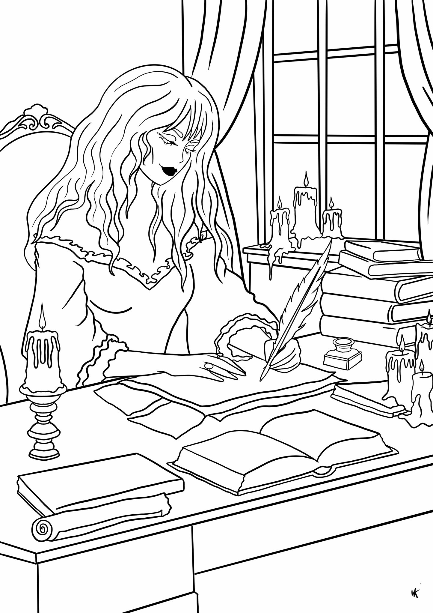 Carnet de coloriage - Les Sorcières de l'Antre