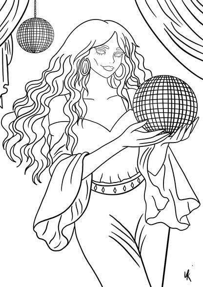 Carnet de coloriage - Les Sorcières de l'Antre