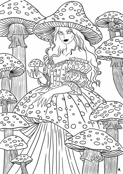 Carnet de coloriage - Les Sorcières de l'Antre