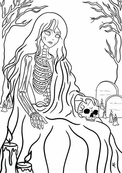 Carnet de coloriage - Les Sorcières de l'Antre