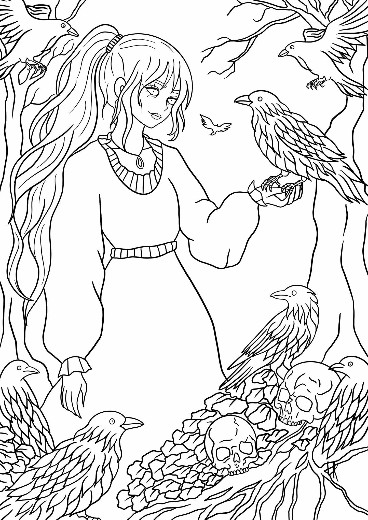 Carnet de coloriage - Les Sorcières de l'Antre