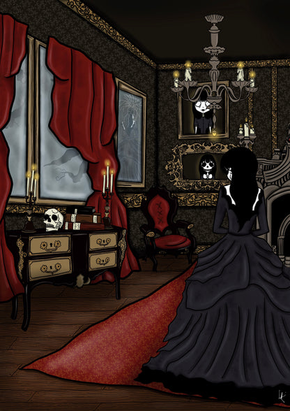 Illustration « Le fantôme de Mystie »