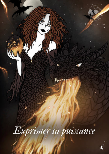 Illustration "Sorcière des dragons"
