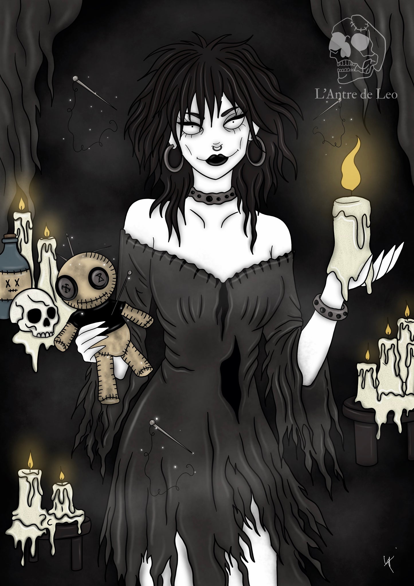 Illustration "Sorcière vaudou"