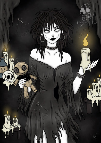 Illustration "Sorcière vaudou"