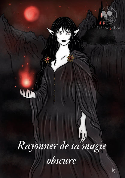 Illustration "Sorcière elfique"
