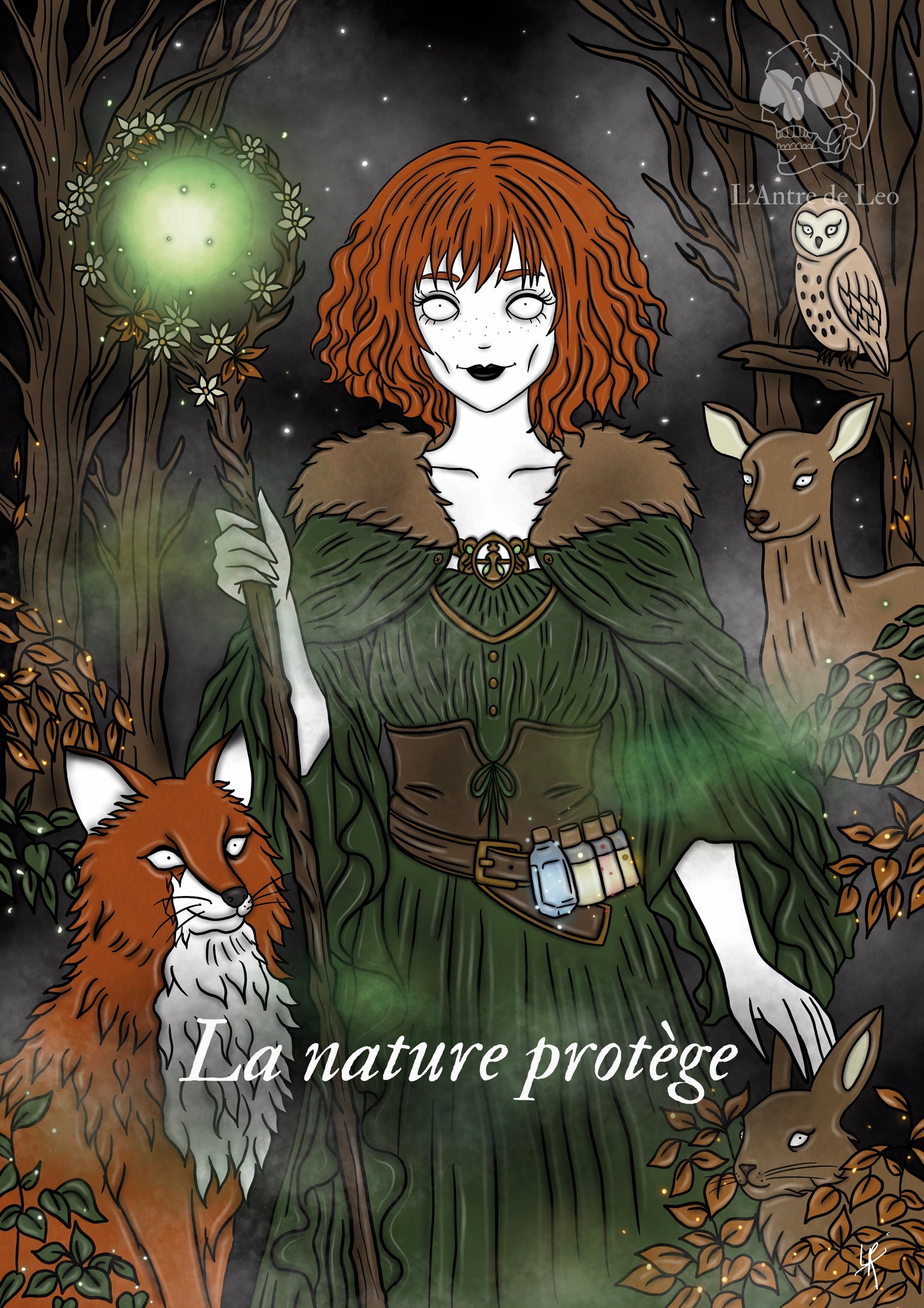 Illustration "Sorcière de la forêt"