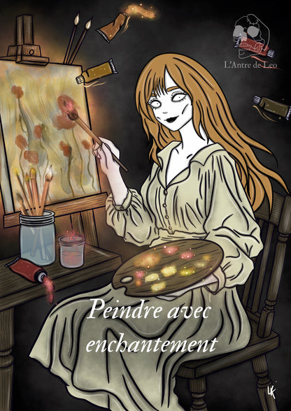 Illustration "Sorcière peintre"