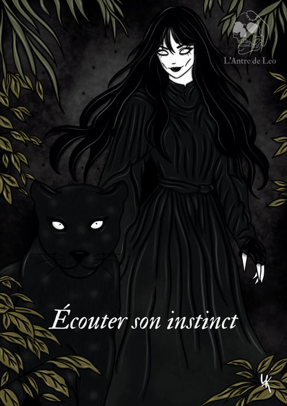 Illustration "Sorcière des panthères"