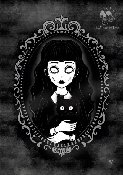 Illustration "Portrait d'Elia et Poe"