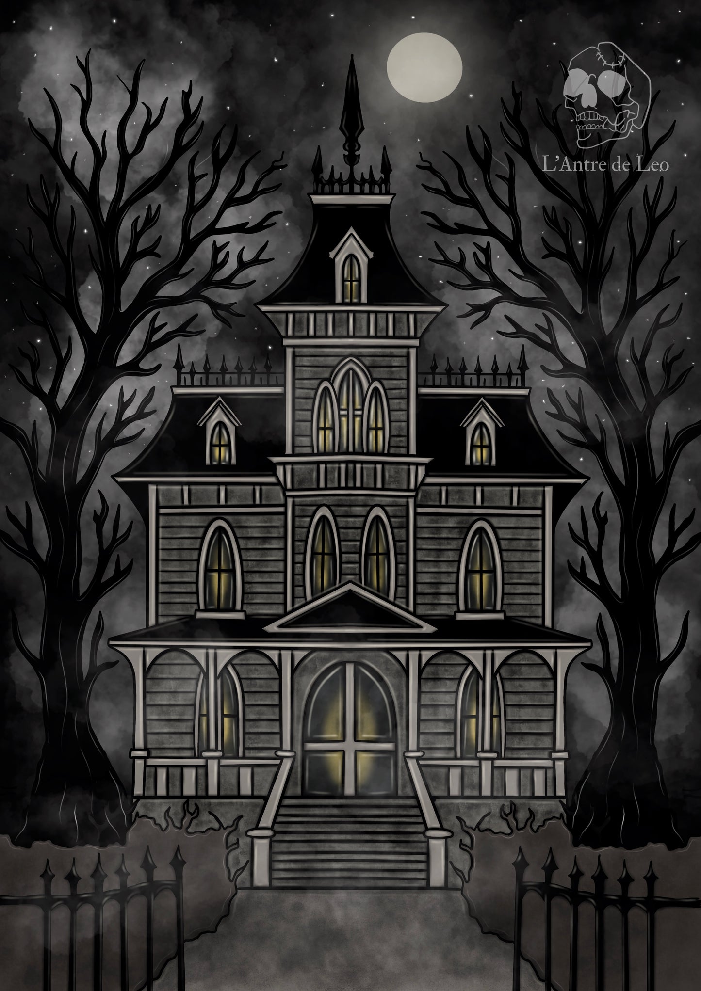 Illustration "Le Manoir des Murmures"