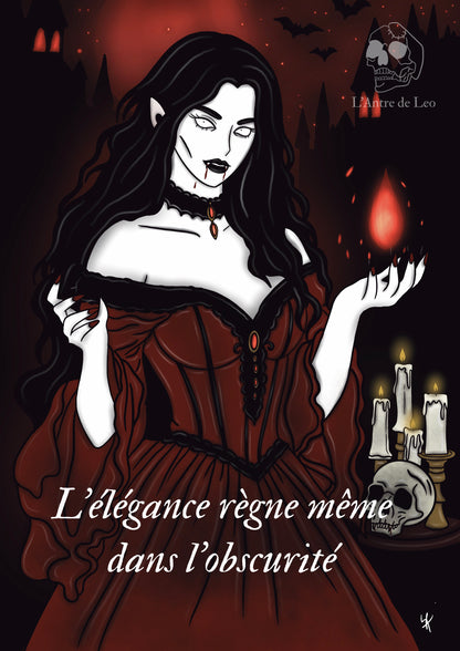 Illustration "Sorcière vampire"
