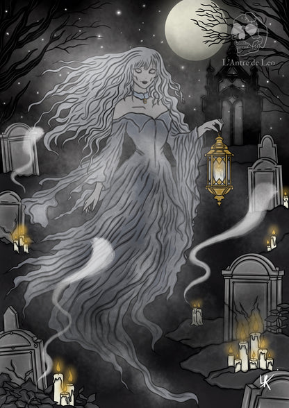 Illustration "Sorcière fantôme"