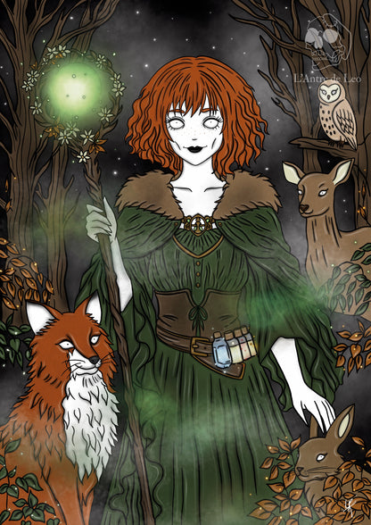 Illustration "Sorcière de la forêt"