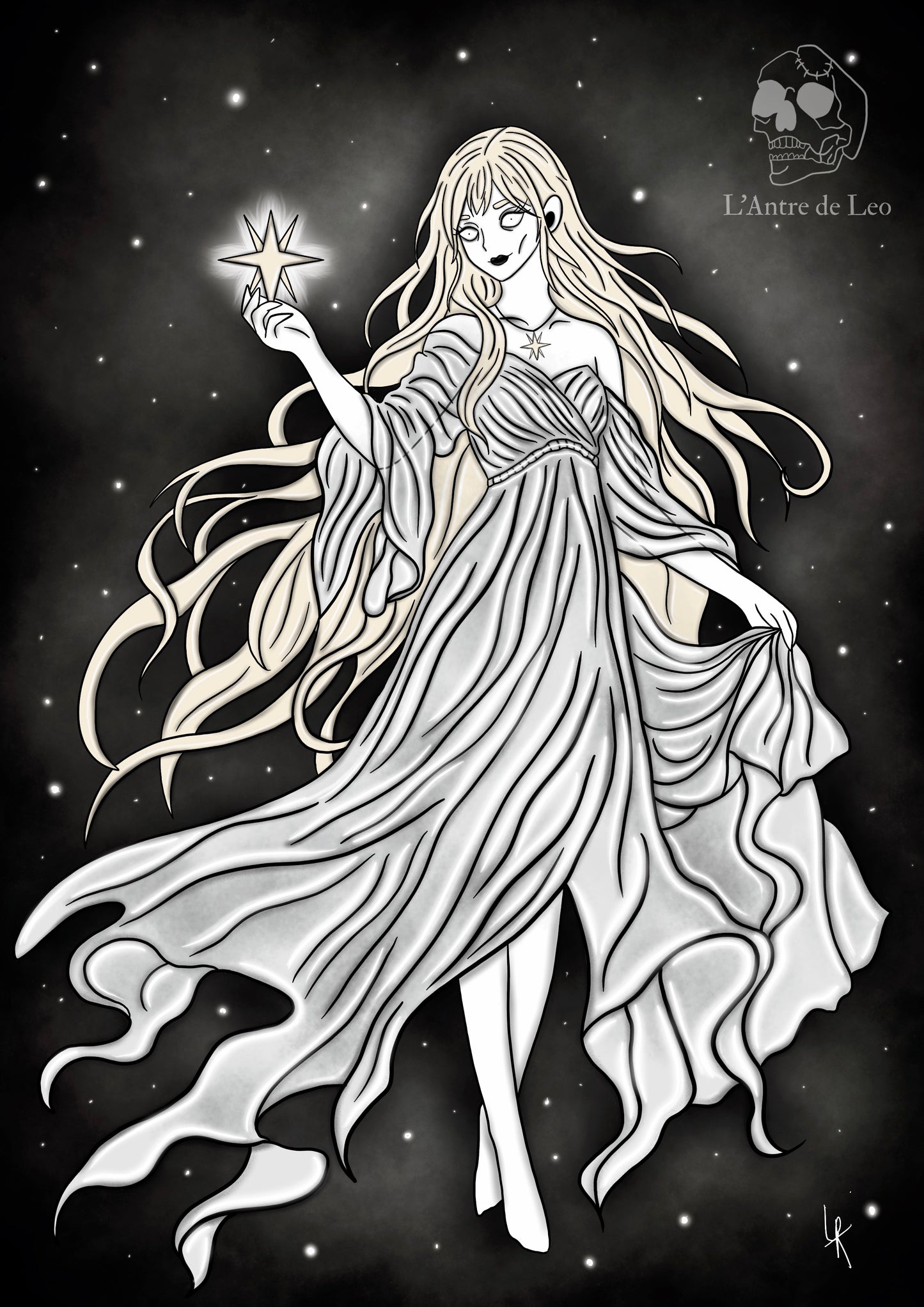 Illustration "Sorcière des étoiles"