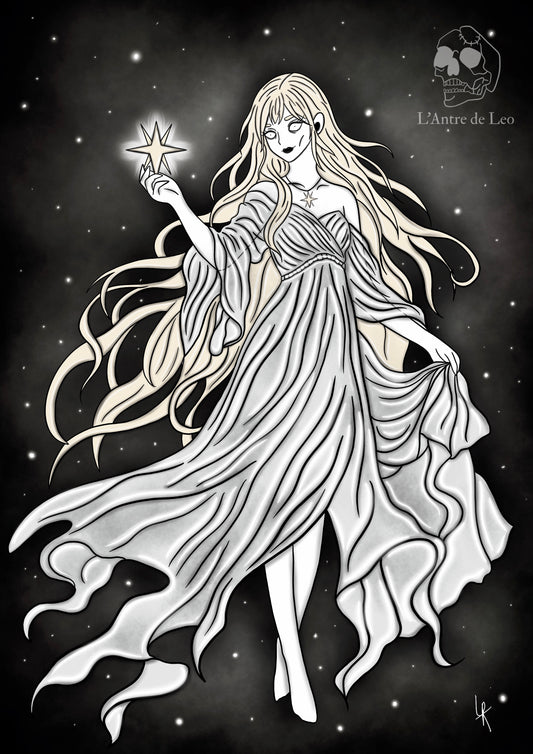Illustration "Sorcière des étoiles"