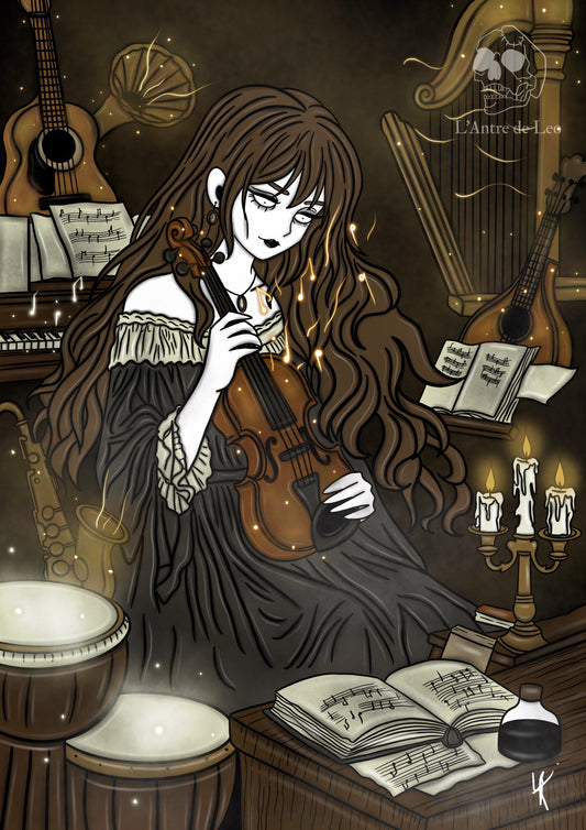 Illustration "Sorcière de la musique"